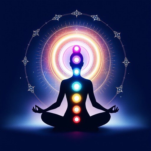 Meditator Radiating Light Free Centered Energy Flow Image - Yoga, Meditation, Silhouette ...