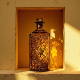 Free Amber Bottle Glow Image - Bottle, Glass, Antique | Download at ...