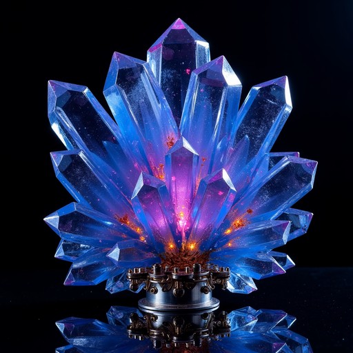 Free Luminous Crystal Geometry Image - Crystal, Galactic, Macro ...