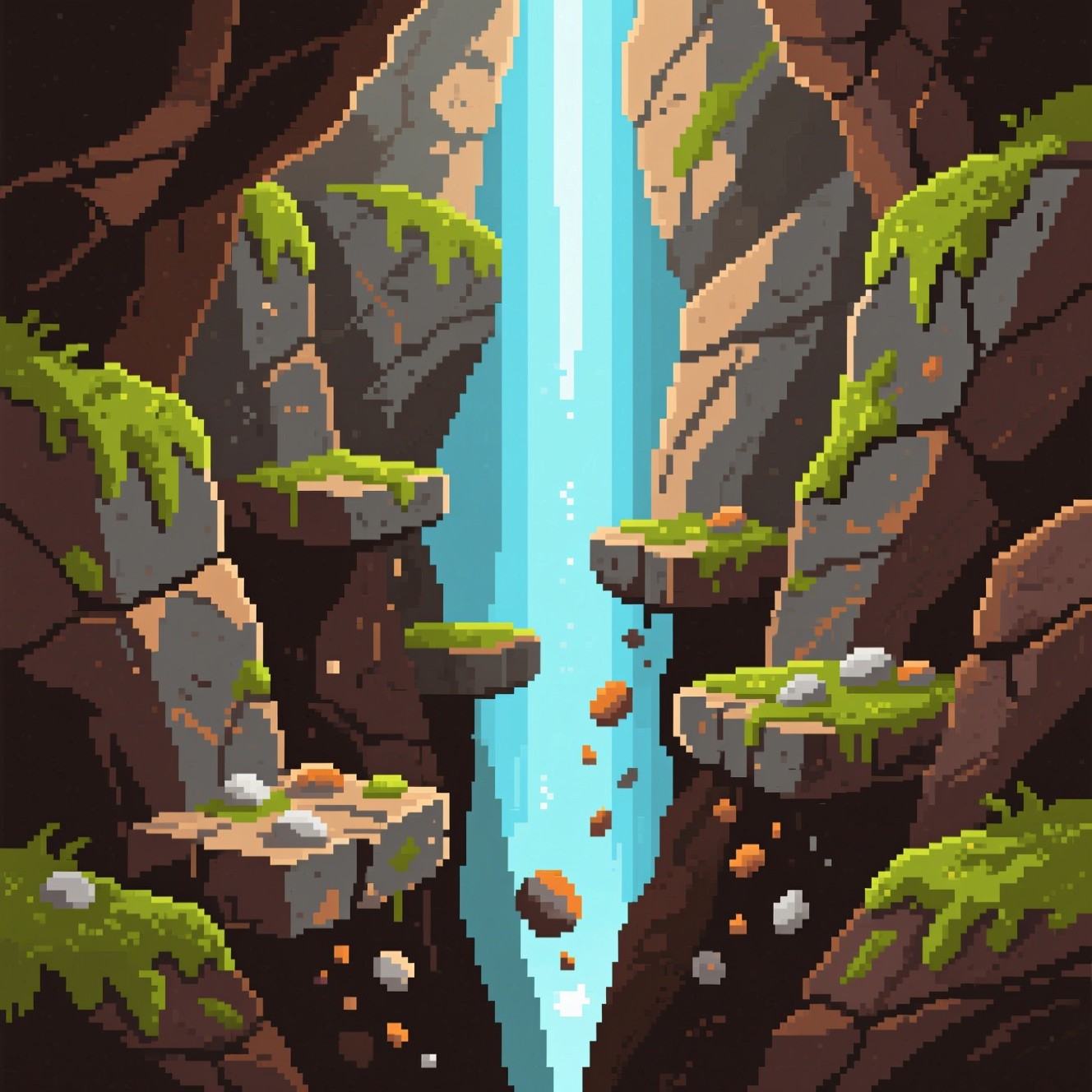 Free Deep Pixel Descent Photo - Pixel, Art, Canyon | Download at StockCake