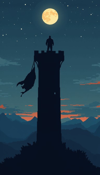 Pixels Graphics Watchtower Free Sentinel's Moonlit Watch Image - Sentinel, Warrior, Watchtower ...