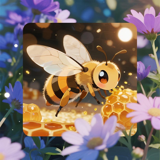 Free Golden Bee Fantasy Photo - Bee, Anime, Honeycomb | Download at ...