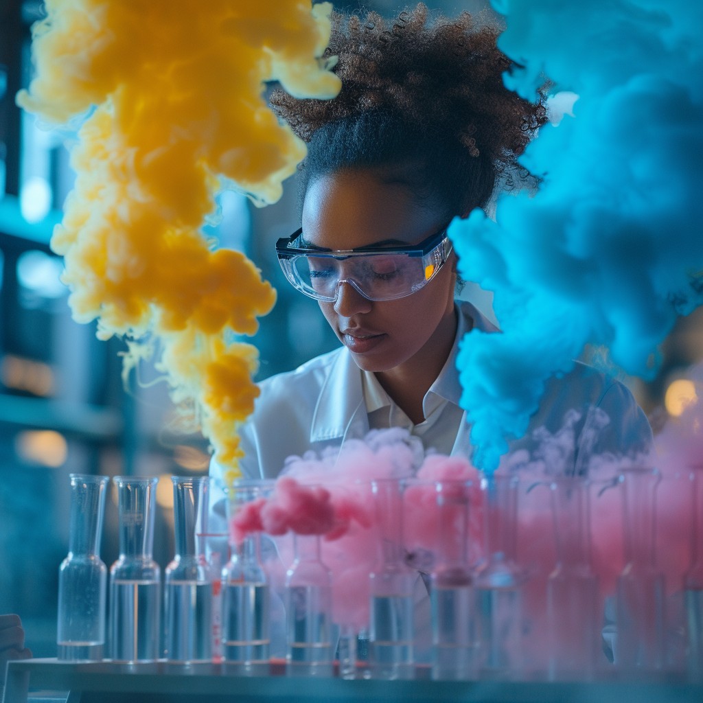 Free Colorful Science Experiment Image - Science, Laboratory ...