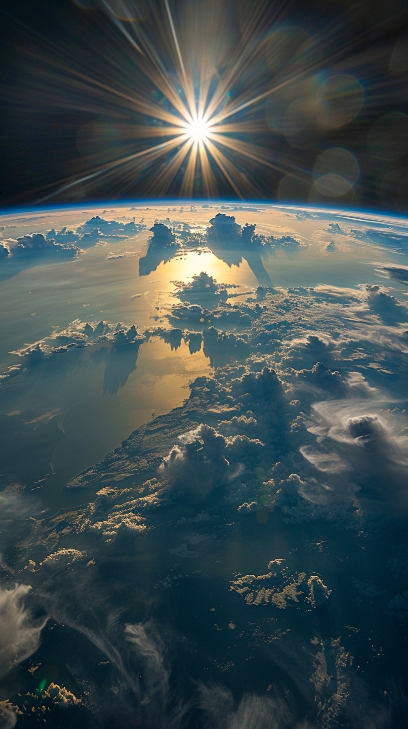 Sun Rise Frome Space Free Sunrise from Space Image - Sunrise, Space, Earth | Download at ...