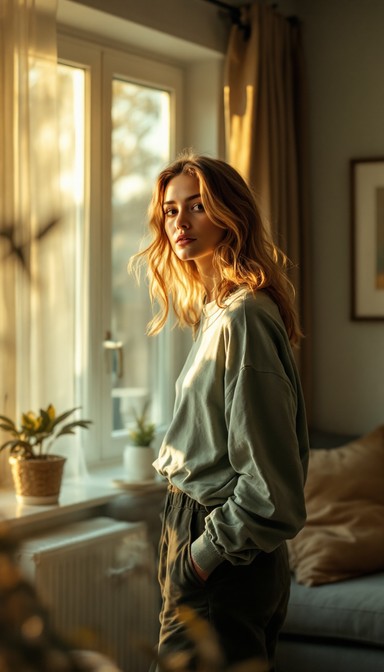 Free Elegant Indoor Pose Image - Elegance, Serenity, Woman | Download ...