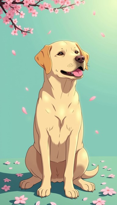 Free Serene Anime Labrador Image - Labrador, Anime, Manga | Download at ...