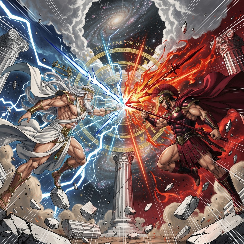Free Divine Warriors Clash Image - Anime, Battle, Zeus | Download at ...