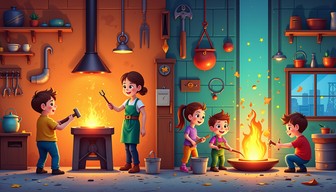 Free Kids Forging Fun Image - Metalwork, Children, Workshop | Download ...