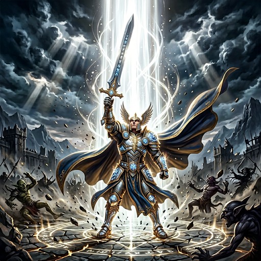 Free Divine Warrior Ascends Image - Warrior, Fantasy, Divine | Download ...