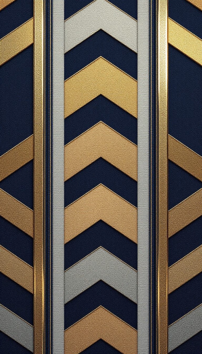 Free Metallic Chevron Pattern Photo - Chevron, Geometric, Navy ...