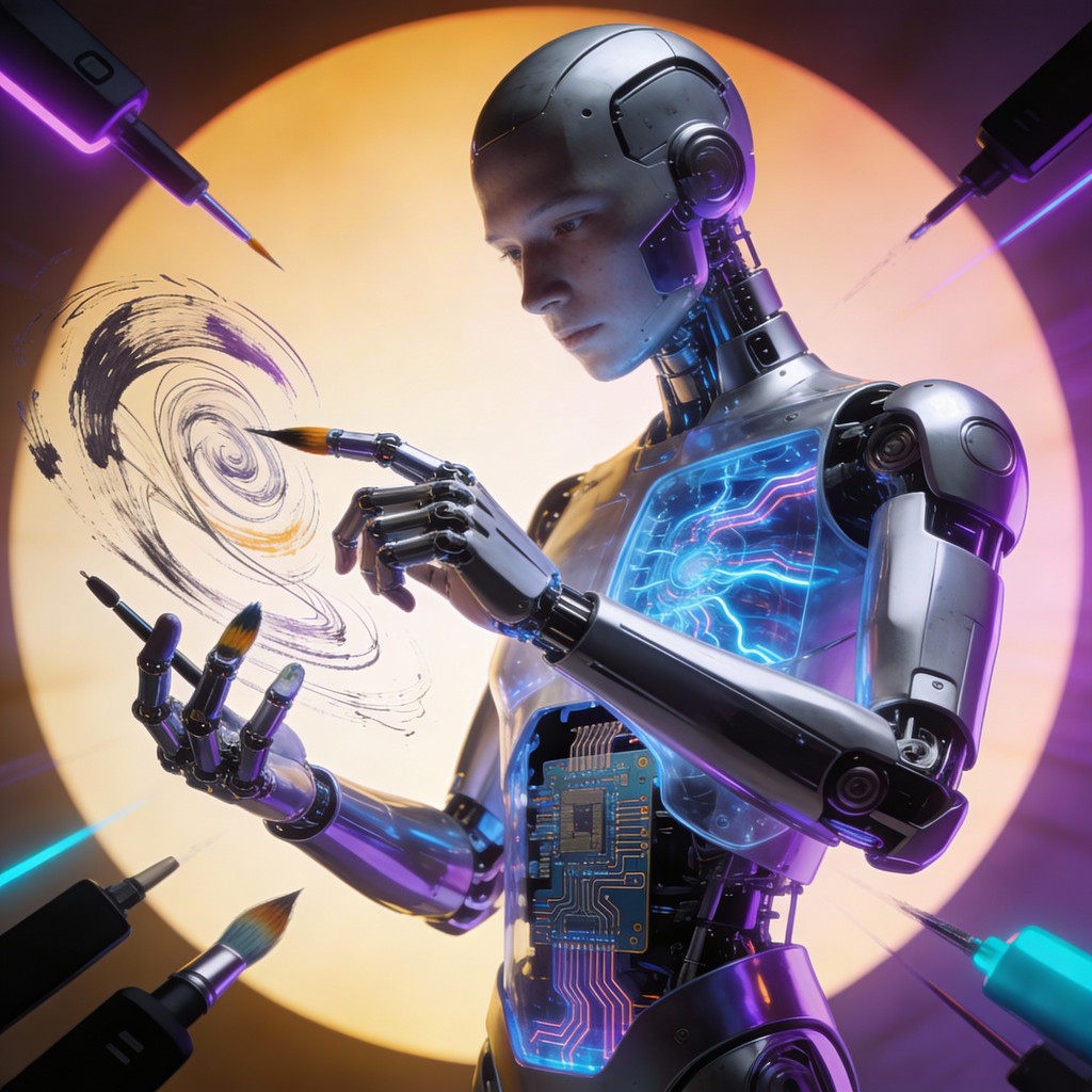 Free Android Creates Art Image - Android, Robot, Cyborg | Download at ...