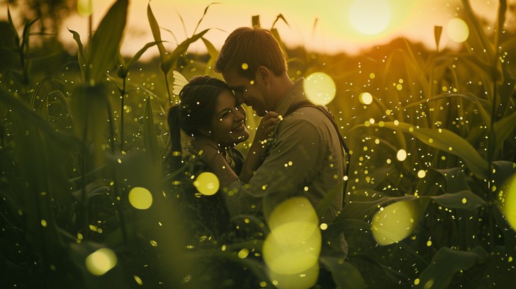 Free Romantic Sunset Embrace Image - Romance, Sunset, Couple | Download ...