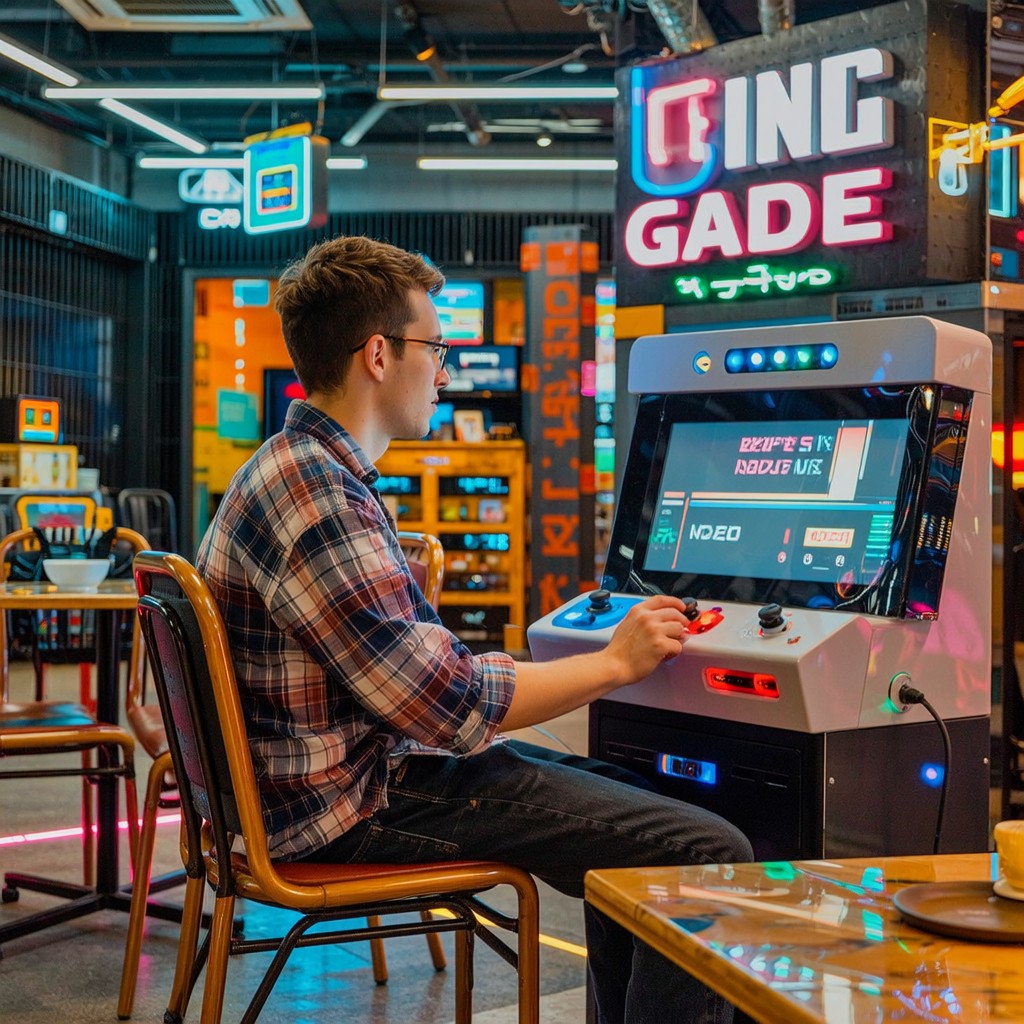Unity Gaming Caffe Free Gaming Cafe Immersion Image - Gaming, Arcade, Neon | Download at ...