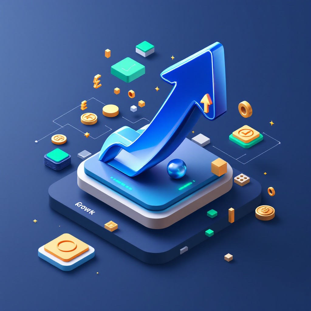 Free Business Growth Visualized Image - Growth, Business, Isometric ...