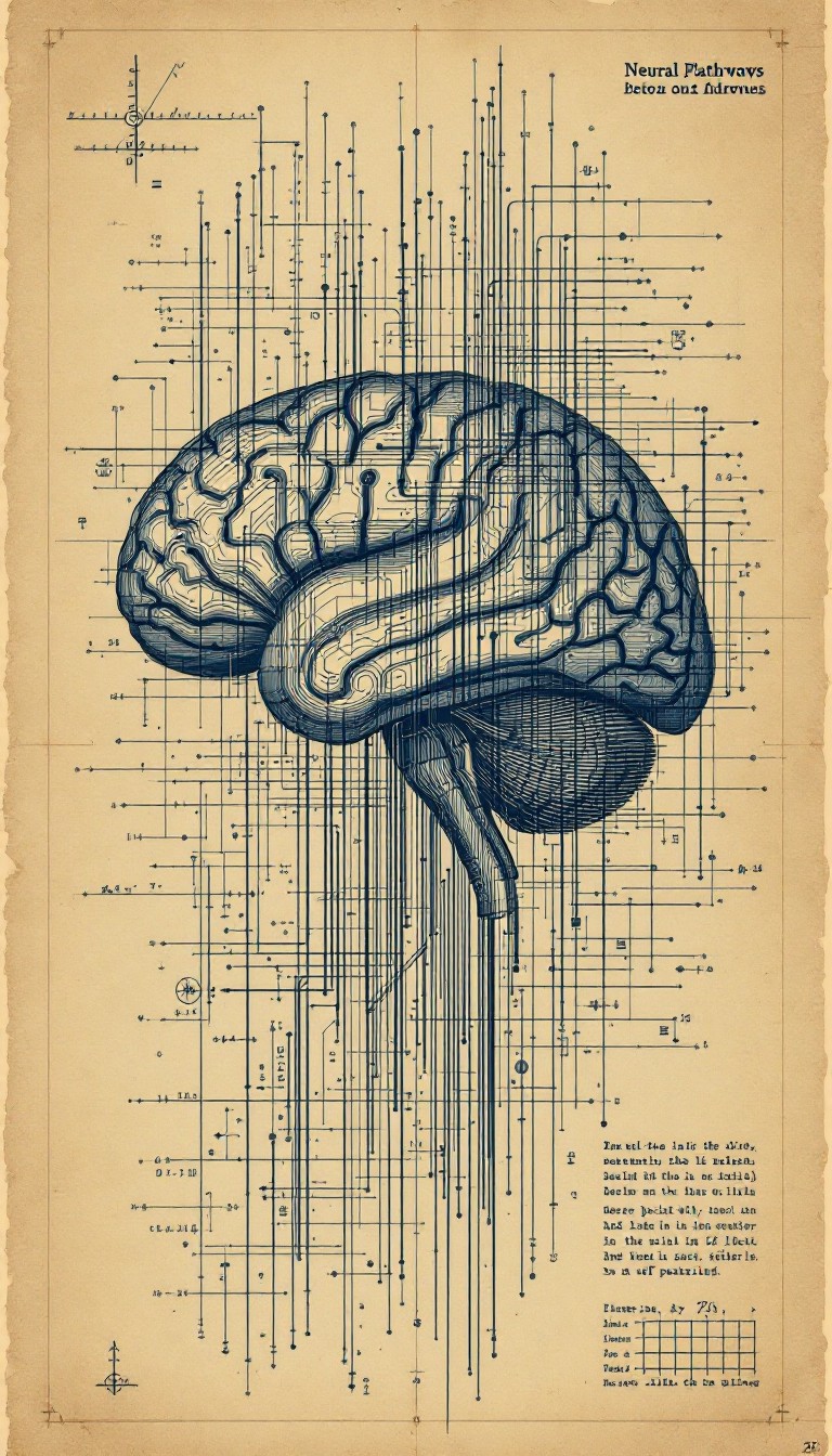 Memory Pathways Free Neural Pathways Mapped Image - Brain, Neural, Vintage | Download ...