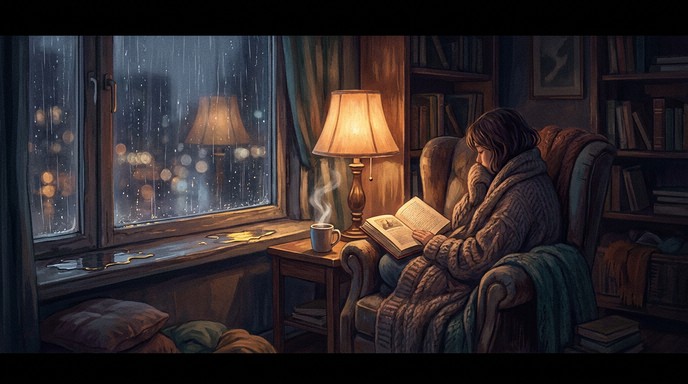 Free Rainy Night Reading Image - Reading, Rain, Window | Download at ...