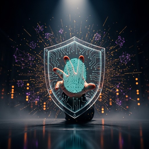 Free Digital Security Shield Image - Cybersecurity, Biometric ...