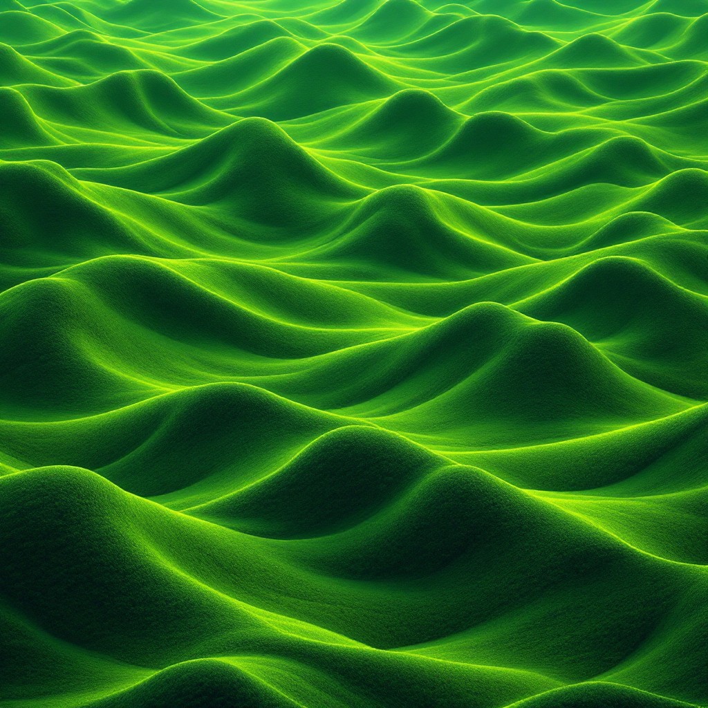 Free Glowing Green Waves Image - Waves, Green, Undulating | Download at ...