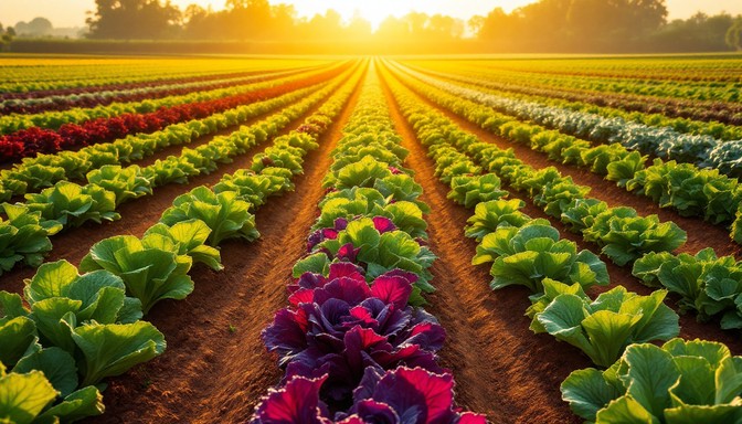 Free Organic Vegetable Fields Image - Agriculture, Farming, Vegetables ...