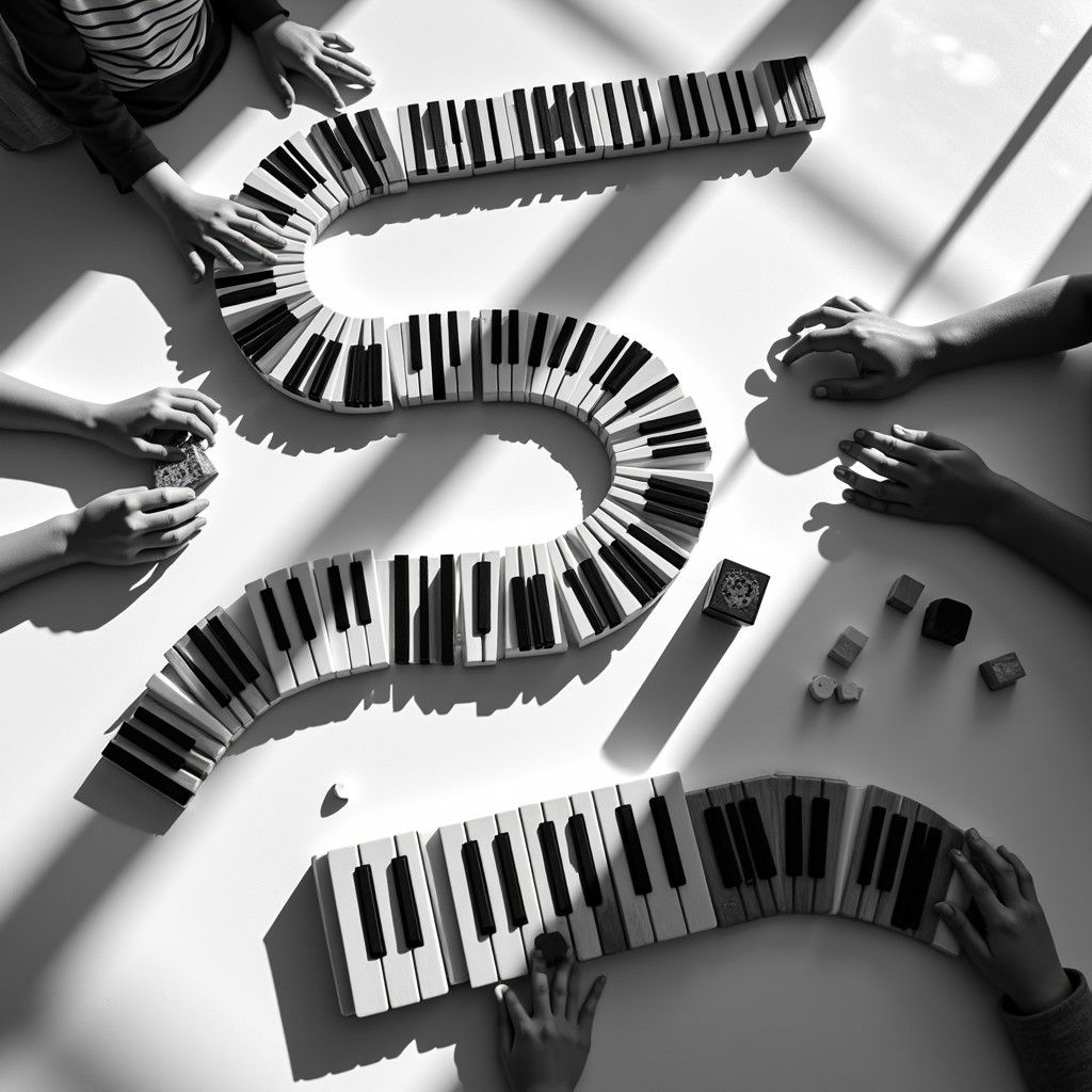 Free Musical Path Collaboration Image - Piano, Keys, Spiral | Download ...