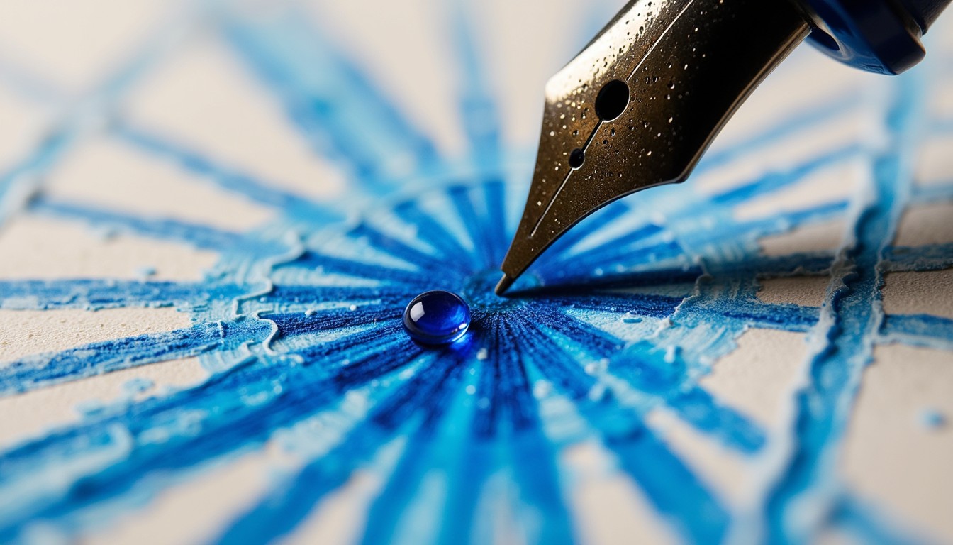 Paper With Ink Free Ink Meets Paper Image - Pen, Nib, Ink | Download at StockCake