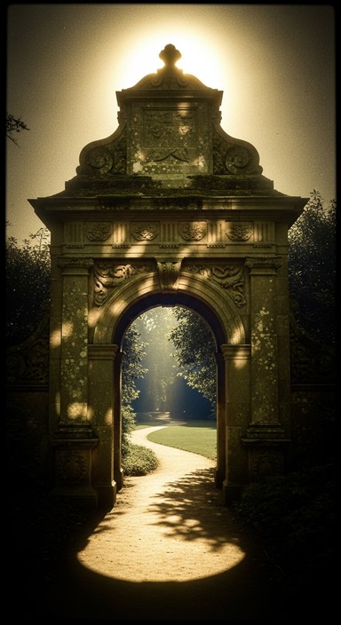 Free Illuminated Ancient Gateway Image | Download at StockCake