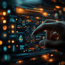 Free Futuristic Interface Interaction Image - Technology, Touchscreen ...