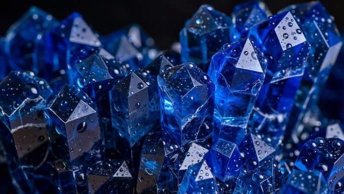 Free Dewy Blue Crystals Image - Crystals, Blue, Navy | Download at ...