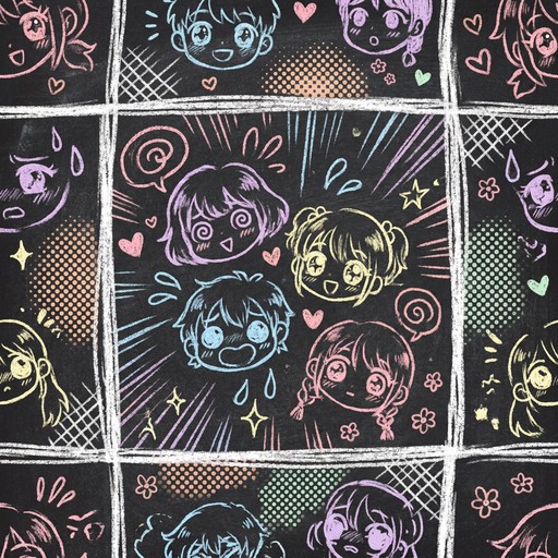 Free Pastel Chibi Dreams Image - Illustration, Pattern, Manga ...