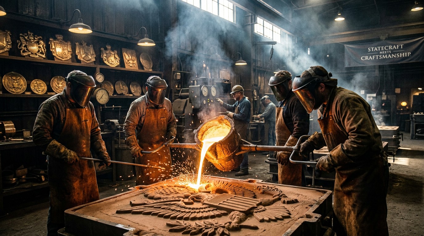 Free Forging Bronze Symbols Image - Foundry, Metalworkers, Bronze ...