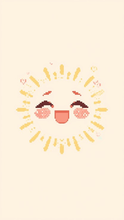 Free Radiant Pixel Smile Image - Kawaii, Pixel, Smile | Download at ...