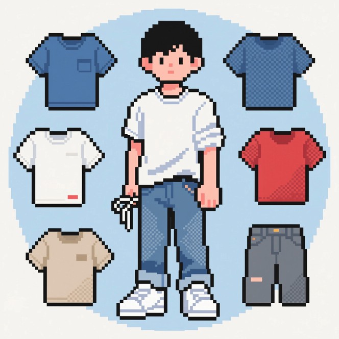 Free Pixel Fashion Creator Image - Pixelart, Character, Minimalist ...