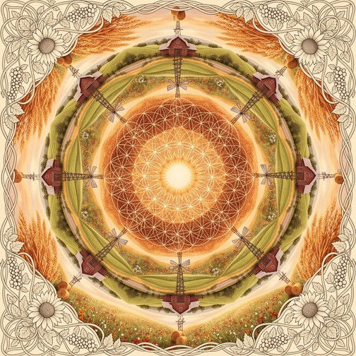 Free Sacred Countryside Mandala Image - Mandala, Geometry, Countryside ...
