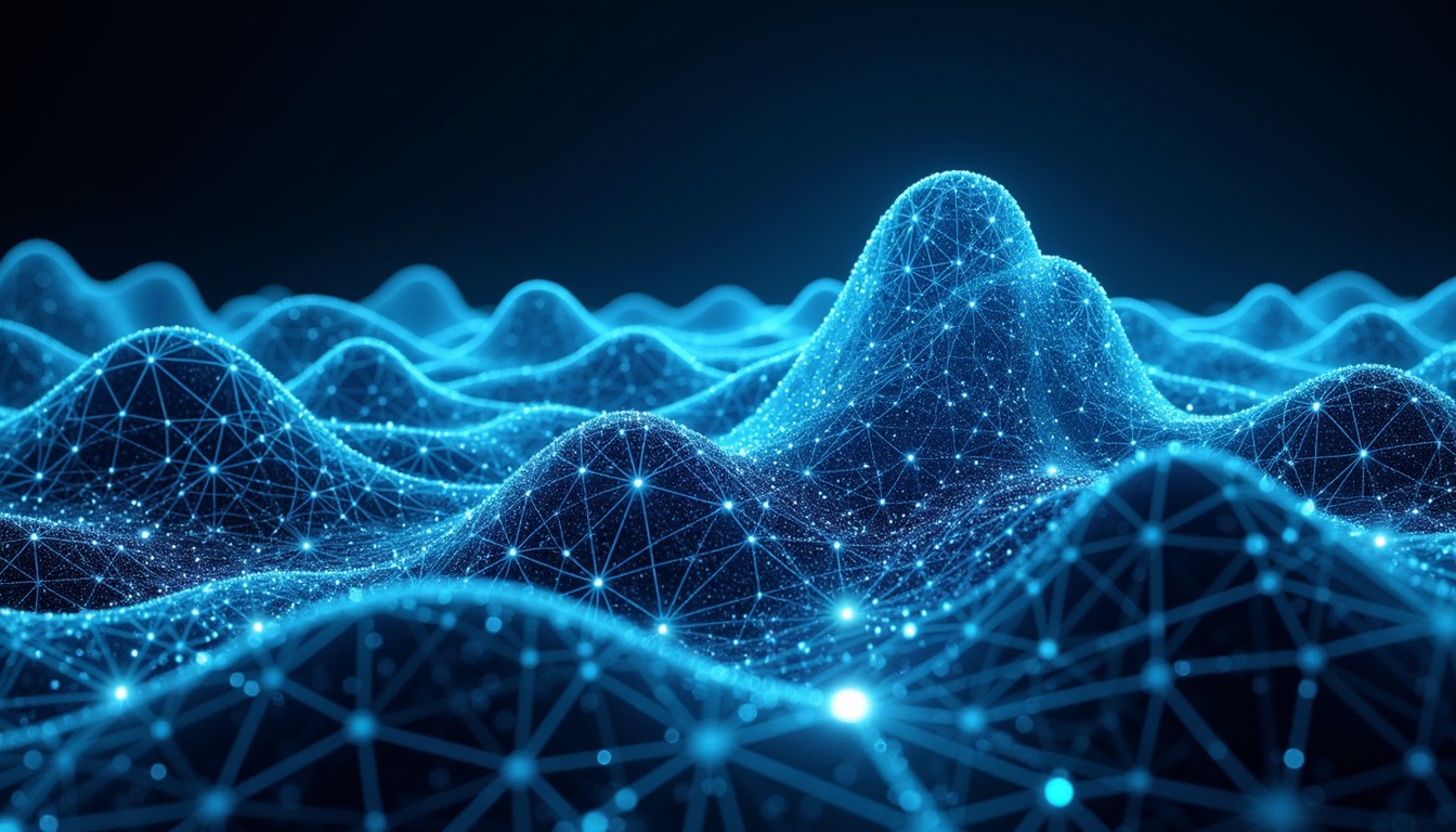 Landscape Network Image Free Glowing Network Landscape Image - Network, Digital, Topology ...