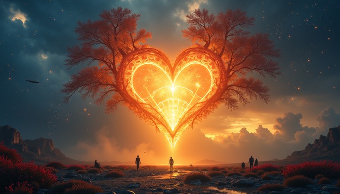 Transformative Awe Free Cosmic Heart Portal Image - Heart, Cosmic, Crystalline | Download ...