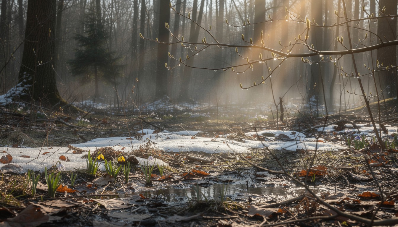 Free Winter Meets Spring Image - Forest, Woodland, Spring | Download at ...