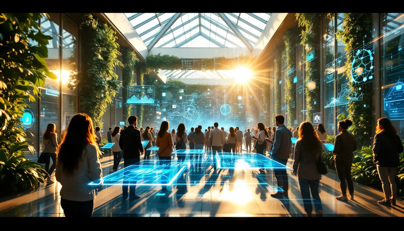 Free Future Meets Nature Image - Atrium, Futuristic, Sunlight ...