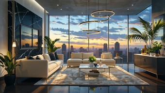 Free Luxury Penthouse Living Image - Penthouse, Luxury, Interior ...