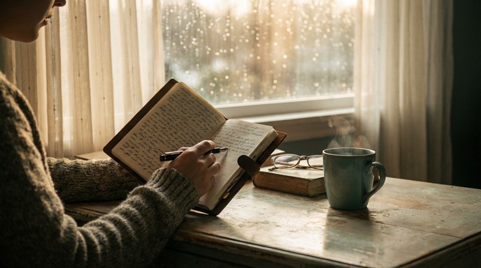 Peaceful Writing Free Rainy Day Writing Image - Writing, Journaling, Rain | Download at ...