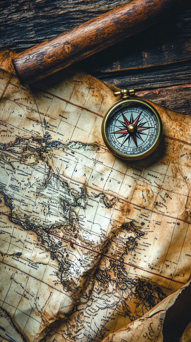 Free Vintage Compass Navigation Image - Vintage, Compass, Map ...