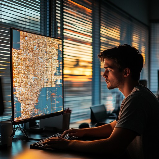Free Evening mapping work Image | Download at StockCake