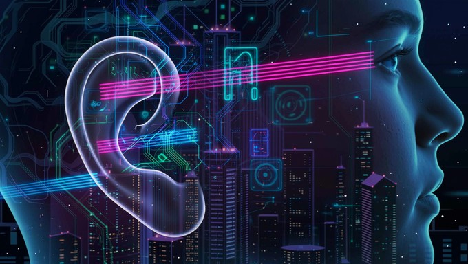 Free Bionic Ear Interface Image - Cyberpunk, Ear, Neon | Download at ...