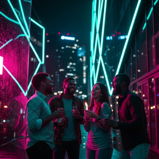 Free Neon Friendship Vibes Image - Friends, Laughter, Neon | Download ...