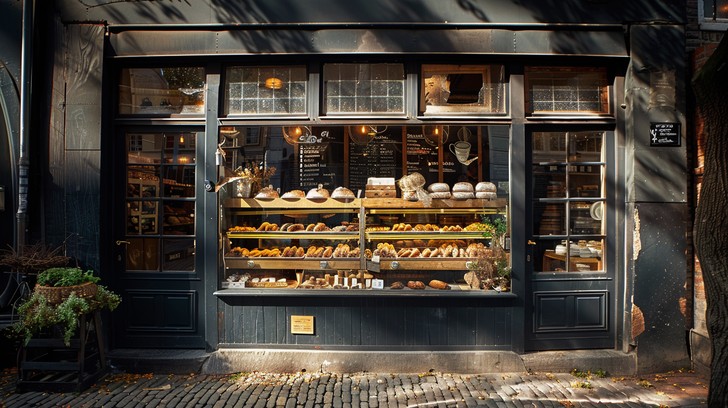 Pastery Window Outside Free Quaint Bakery Exterior Image - Bakery, Pastry, Coffee | Download ...