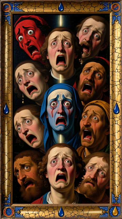 Terror Expression Reference Free Dibujo Imagenes De Comic De Terror Stock AI Images | StockCake