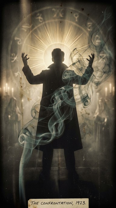 Spiritistic Free Mystical Vintage Confrontation Image - Vintage, Supernatural ...