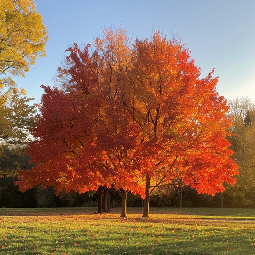 Free Vibrant Autumn Tree Image - Autumn, Tree, Red | Download at StockCake