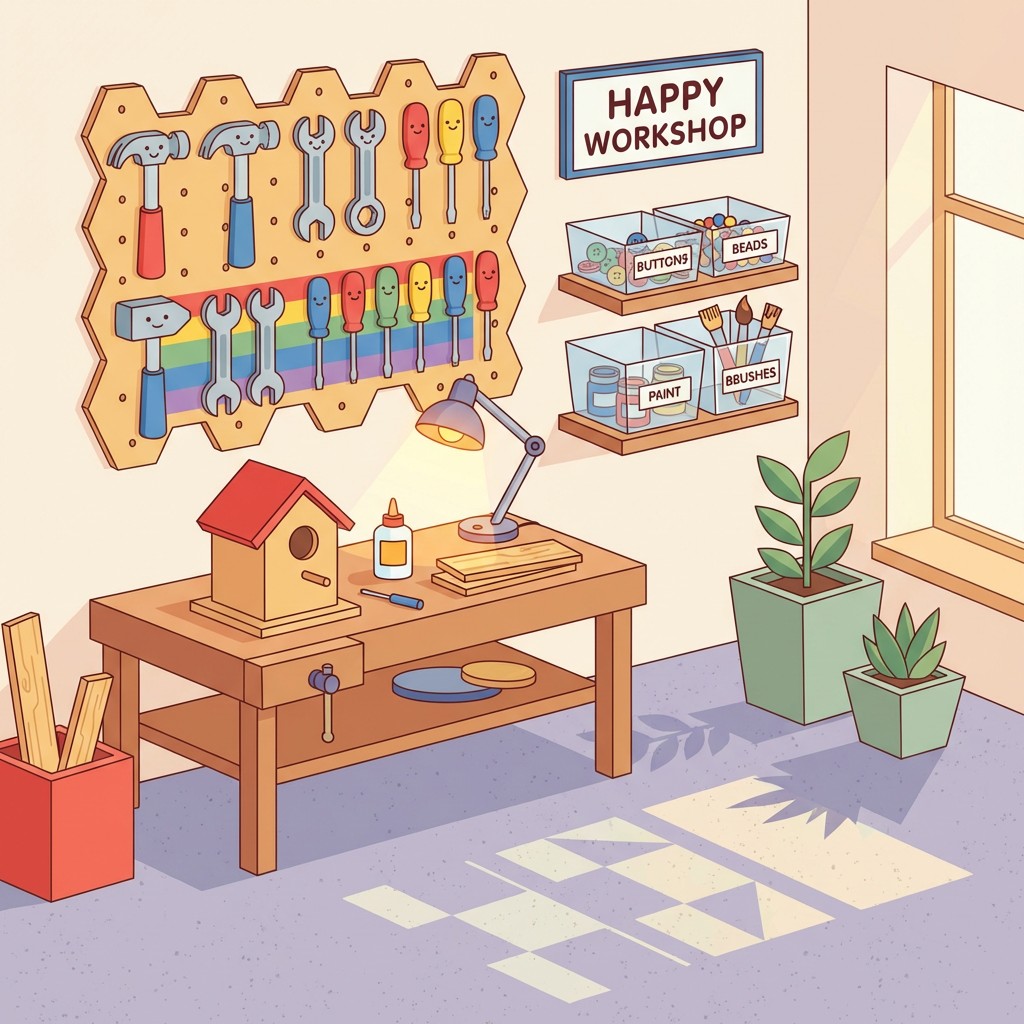 Free Creative Workshop Space Image - Workshop, Garage, Tools | Download ...