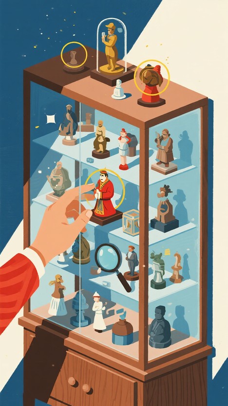 Free Treasured Collection Showcase Image - Figurines, Cabinet ...