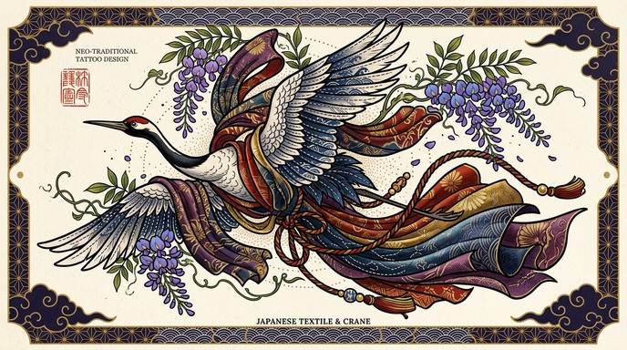 Free Crane in Flight Image - Crane, Bird, Oriental | Download at StockCake